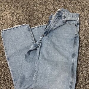 Agolde Women's Light Blue Straight Jeans